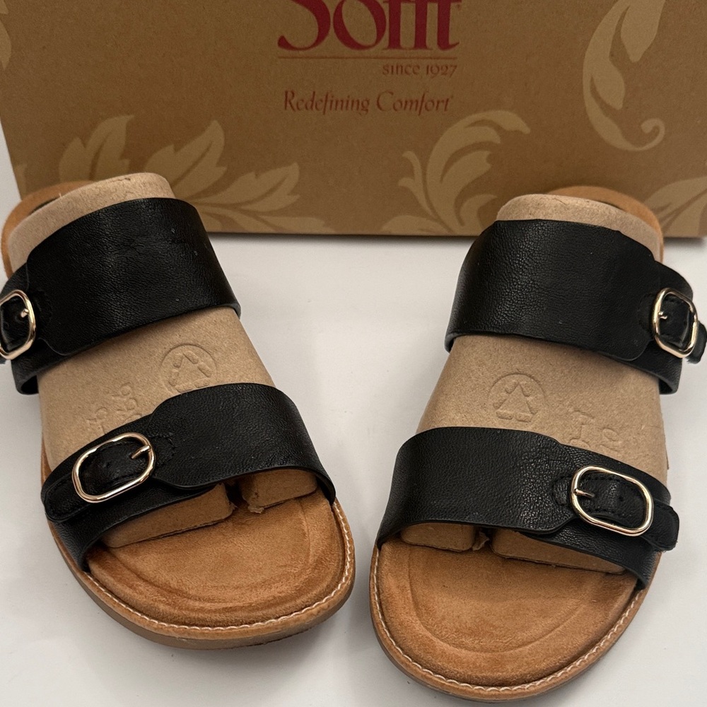 Sofft Black Bernise Sandals size 9